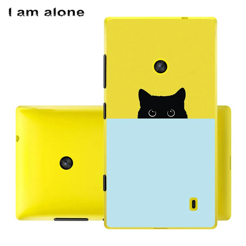 Чехлы для телефонов I am alone для microsoft Nokia Lumia 520 4,0 дюйма, мягкий ТПУ мобильный Модный Цветной чехол для Nokia 520 - Цвет: Soft TPU HH74