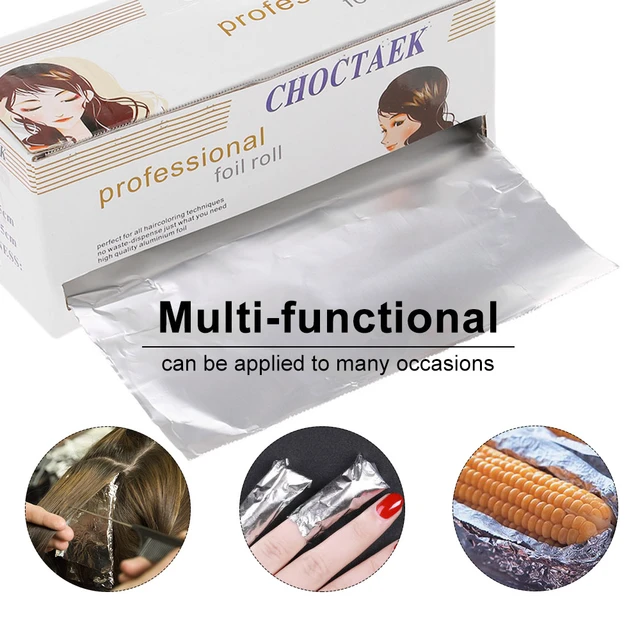 15cm*9m Aluminum Foil for Hair，Professional Embossed Hair Foil Roll