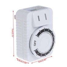 AC 220 в 12 часов механический настенный выключатель таймер розетка бытовая техника управление 19QB