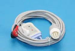 Совместимость с кабелем Philips M1733A Direct ECG 3 провода Snap, 8 штыревый разъем