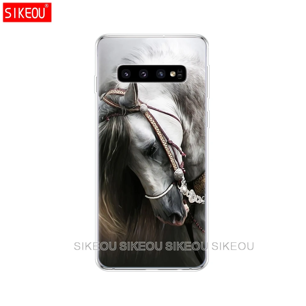 Для samsung Galaxy S10 чехол S10Plus Силиконовый ТПУ чехол для телефона S10 E чехол для samsung S10 Plus G975F S 10 SM-G973F прозрачный - Цвет: 61027