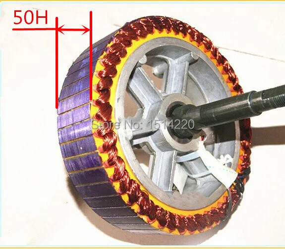 V1 мощный магнит 50H 5000 Вт постоянного тока Бесщеточный задний мотор ступицы для электрического конверсионного комплекта, электровелосипеда, электровелосипеда