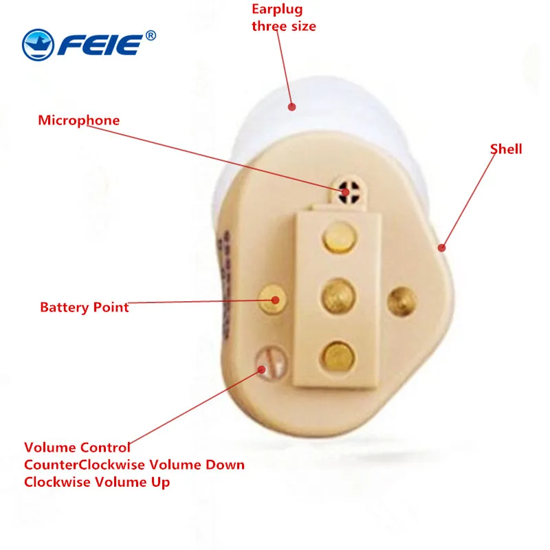 Перезаряжаемый Мини цифровой CIC слуховой аппарат, звуковые усилители, беспроводные слуховые аппараты для пожилых людей, умеренная и тяжелая потеря, Прямая поставка, S-51
