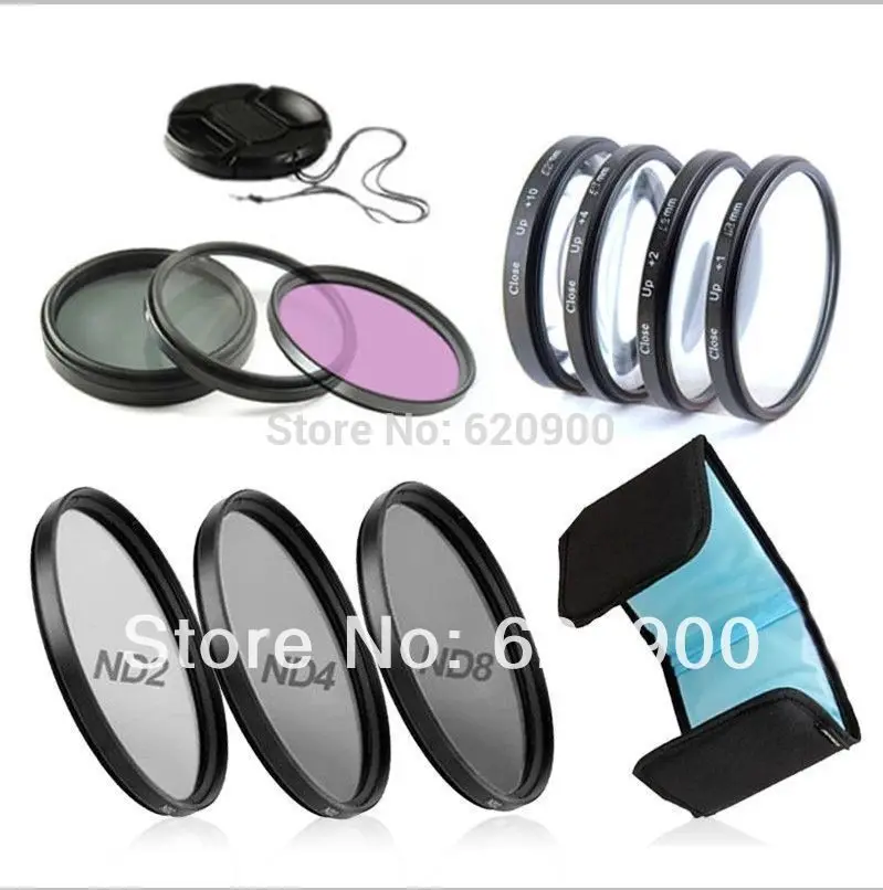 100% GUARANTEE 52mm Close Up+1+2+4+10 FILTERKIT +UV CPL FLD Filter+ND2/4/8 +Cap+FILTER CASE for Nikon D3100 D5100 D5200 D3200 |