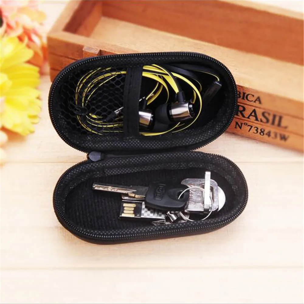 ISKYBOB мини-молния наушники sd-карта сумка коробка для хранения PU кожаный ключ кошелек