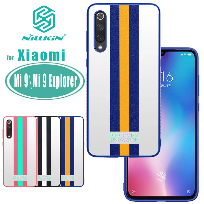 

Mi9 Explorer case for Xiaomi 9 case NILLKIN Striped case for Mi 9 Explorer Back cover coque capas Nilkin Mi 9 Tide Sporty Case