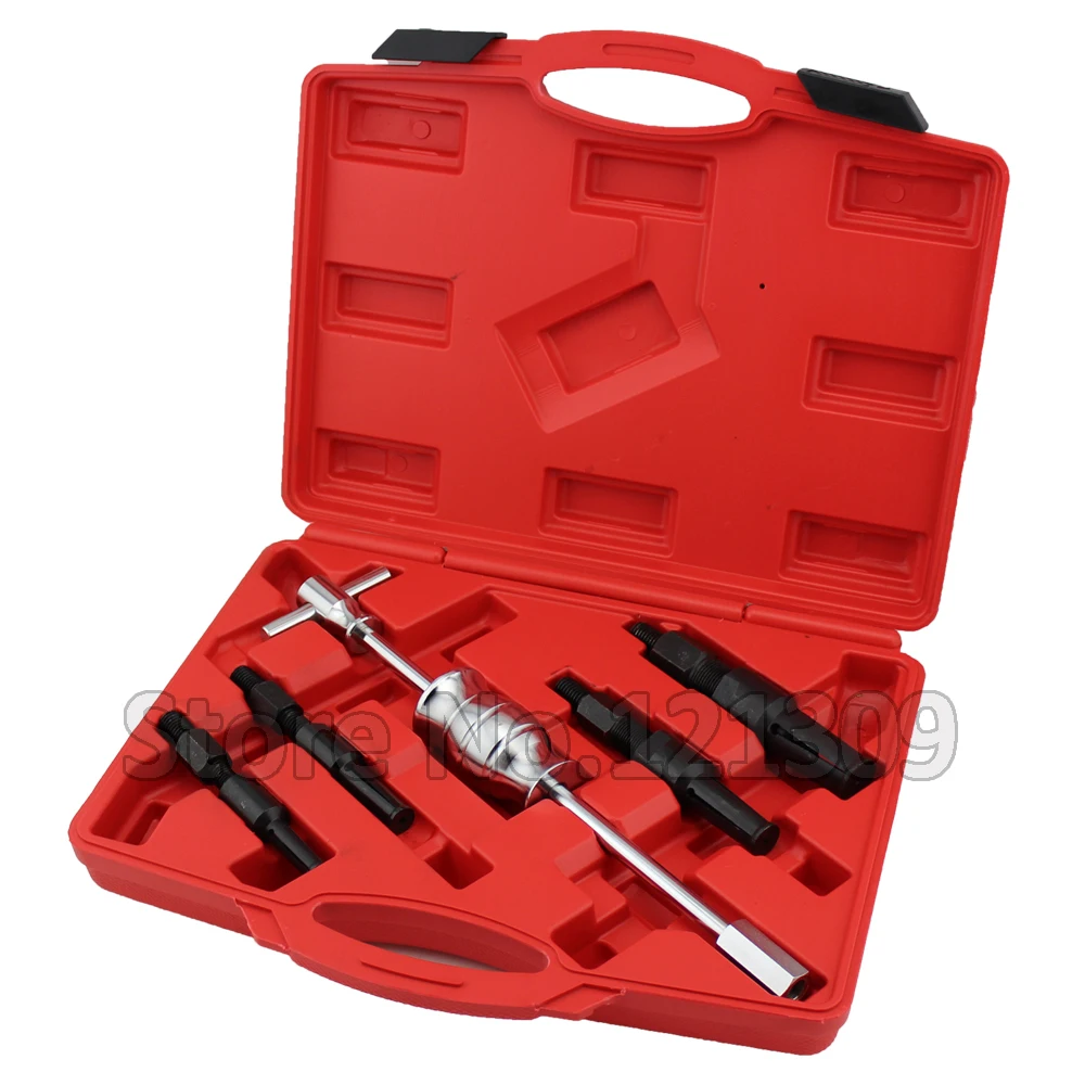 Professional Auto Tools 5pc Blind Inner Bearing Puller set Slide Hammer