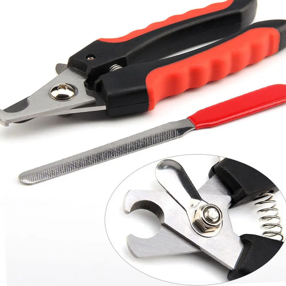 

LanLan Stainless Steel Pet Nail Claw Clippers Trimmer Scissors Grooming Cutters for Pet Dog