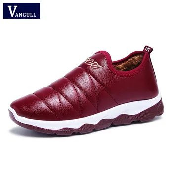 

Vangull 2019 Waterproof Women Winter Shoes Couple Snow Boots Warm Plush Fur Inside Antiskid Bottom Keep Warm Mother Casual Boots