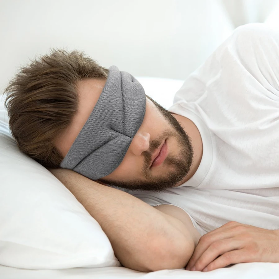 

3D Sleep Mask Upscale Memory Foam Eye Cover Sleeping Mask Travel Rest Eye Shade Band Eye Patch Blindfold Sleep Aid Eyepatch