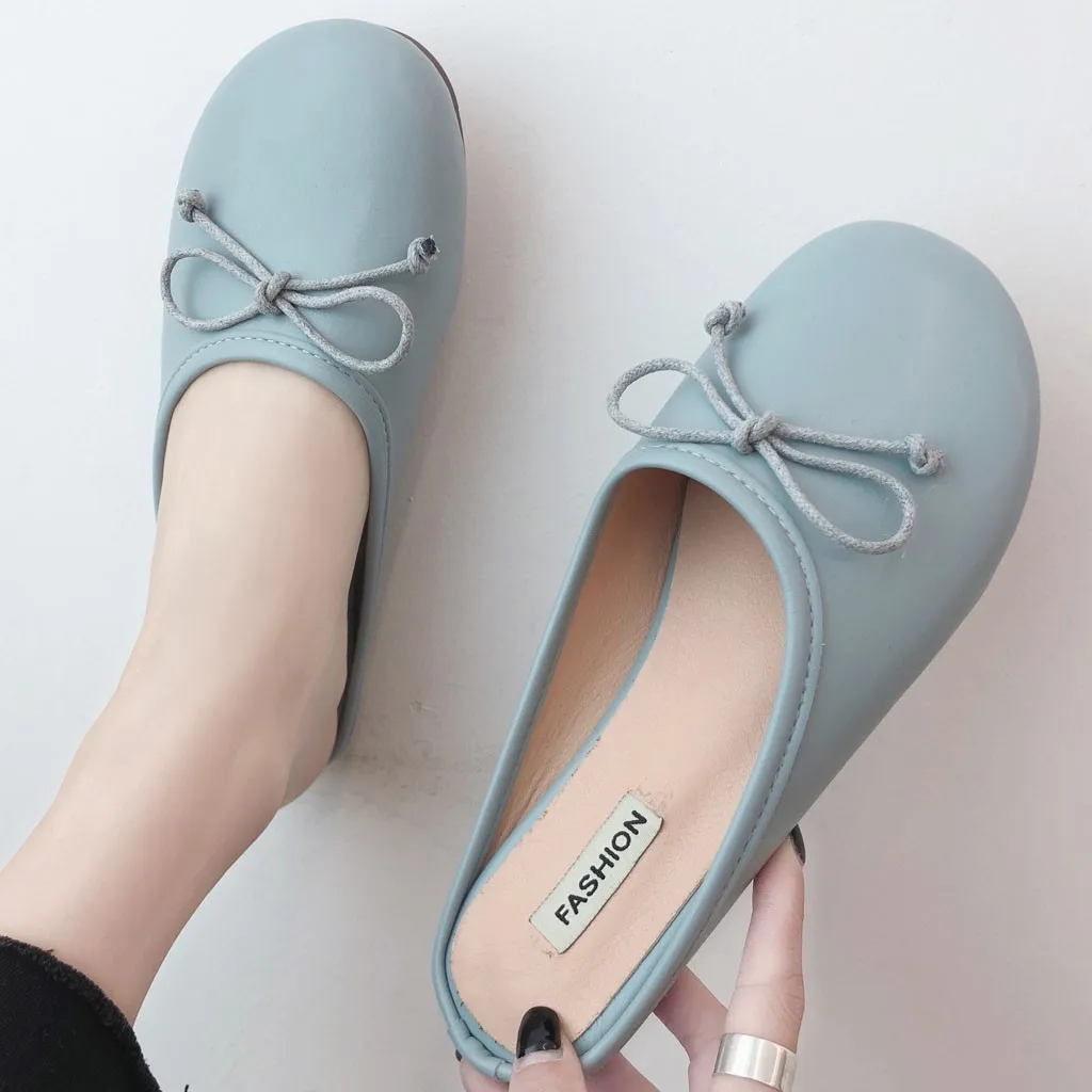 

Korean Fashion Kawaii Women Sandals 2019 Slippers Outside Wearing Platform Slippery Lazy Lace up Sandals Shoes Shallow Sandalias