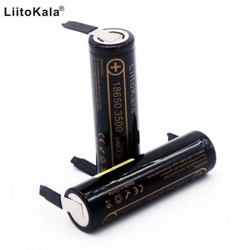 10 шт Liitokala lii-35A-N 18650 3500 mAh 18650 литиевая батарея 3,6 V разряда 20A, предназначенная для Lii-35A батареи+ DIY никель