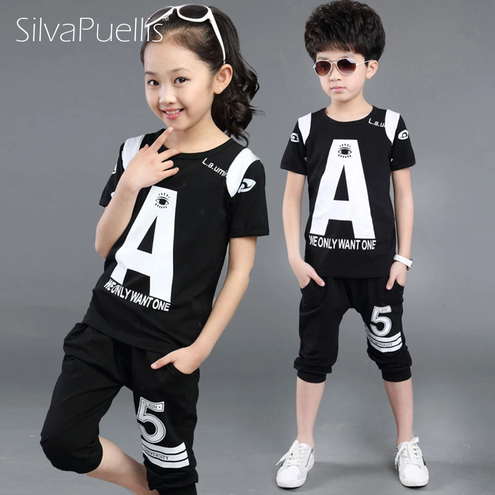 SilvaPuellis Unisex Children Clothes Sets For 110 cm to 160 cm 50