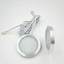 Светодиодный под шкаф лампы 2,5 Вт 12 В/DC Алюминий светодиодный Дисплей случае огни освещения для Кухня счетчик шкаф свет