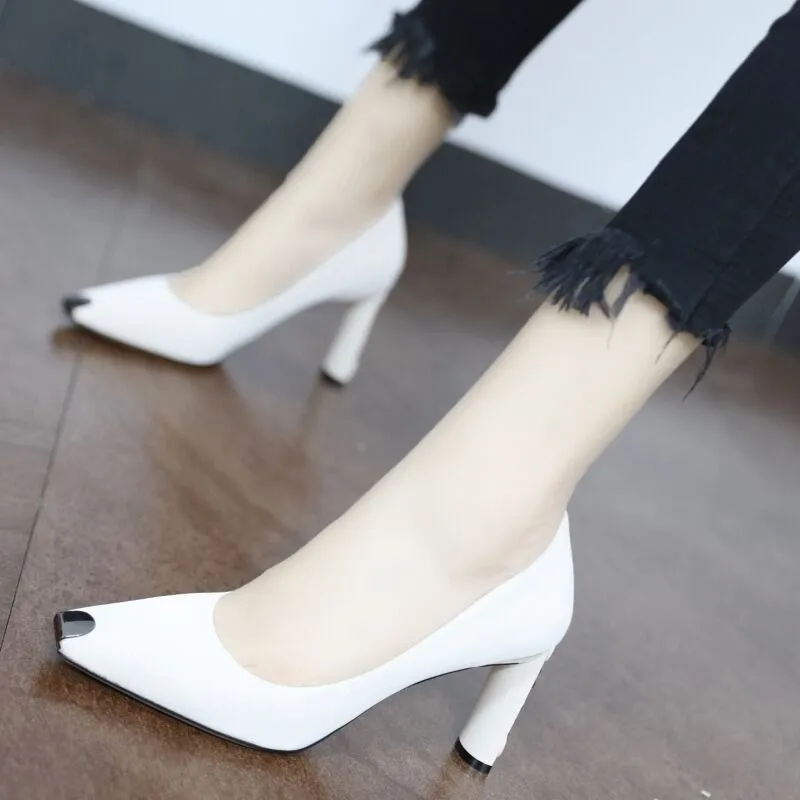 ALLBITEFO/модные женские туфли на высоком каблуке с острым носком, стразы; свадебные женские туфли на высоком каблуке; высококачественные офисные женские туфли на каблуке