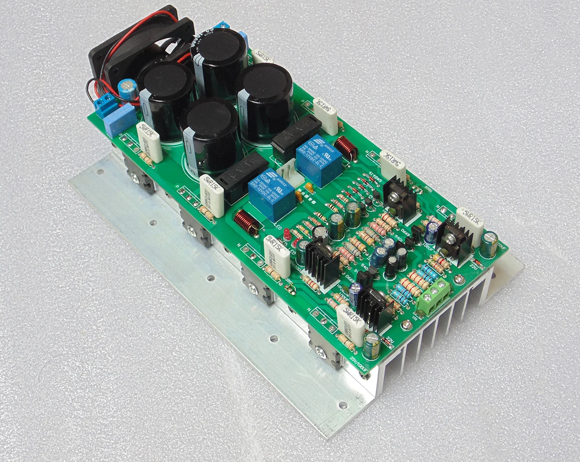 

200W High Power Amplifier Board Household Products Fever Counter Tube 5200 1943 Dual Channel 2.0 Amplifier Board