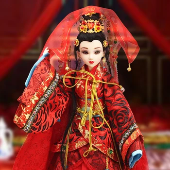 

East Charm Han Dynasty Bride Joint Body BJD With Wedding Dress, Stand & Box 35cm Bride F&D toys Special design