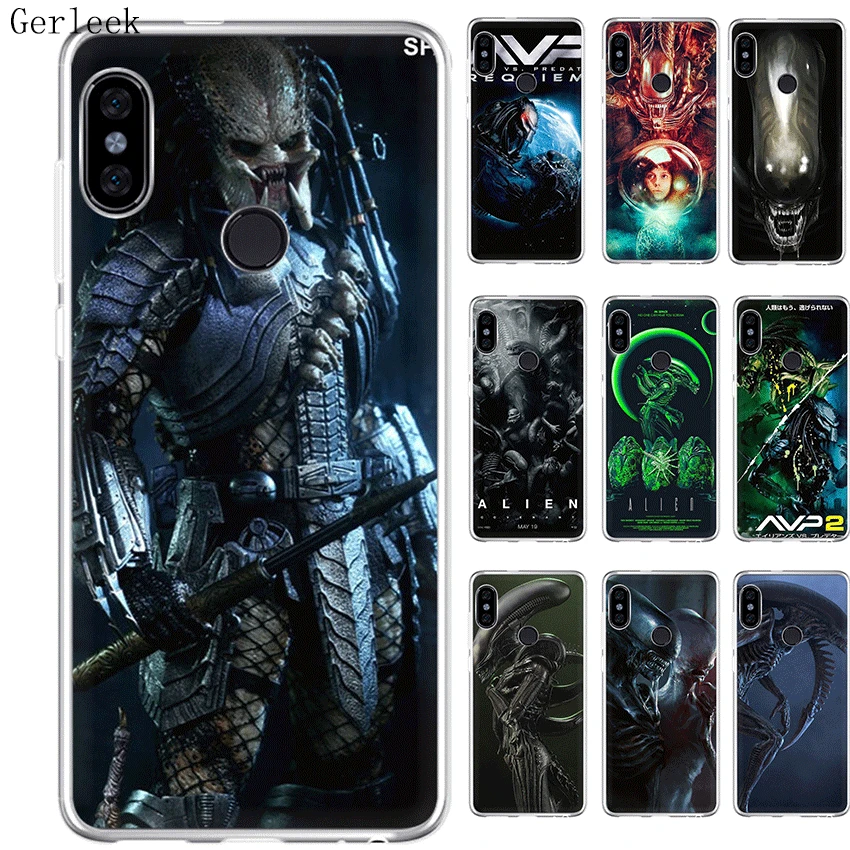 

Phone Case For Xiaomi Redmi Note 6 7 3 Pro 4 4X 5 5A Cover Xenomorph Aliens