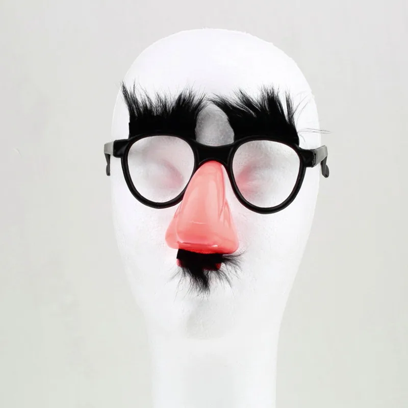 SDFC-1Pcs-Fake-Nose-Eyebrow-Mustache-Clown-Fancy-Dress-up-Costume-Props-Fun-Party-Favor-Glasses (2)