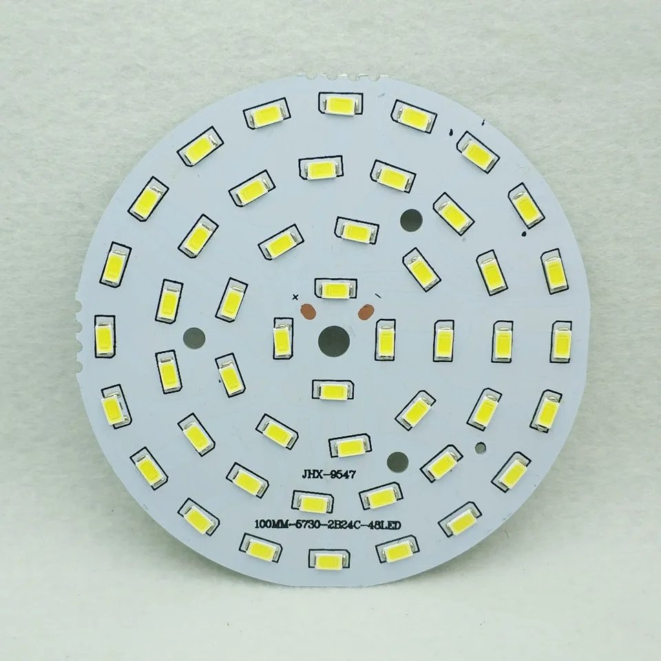 UMAKED 24 Вт 100 мм SMD 5730 светодиодный PCB лампа Spotlight DIY светодиодный источник установить свет чипы Алюминий лампа пластина