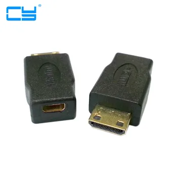 

New Micro HDMI socket Female to mini HDMI 1.4 Male convertor Adapter 5pcies/lot