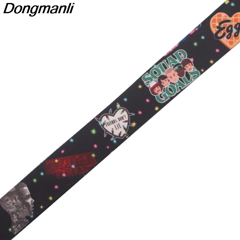 P3918 Dongmanli странные вещи ТВ Ожерелье бейдж со шнурком ID Lanyards/Мобильный телефон Веревка/ключ нашейные ремешки Ремешки