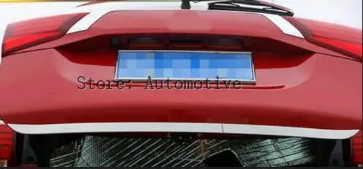

Rear Trunk Cover Tail Gate Trim For Mitsubishi ASX Outlander Sport RVR Chrome Back Door Boot Garnish Molding Styling Sticker