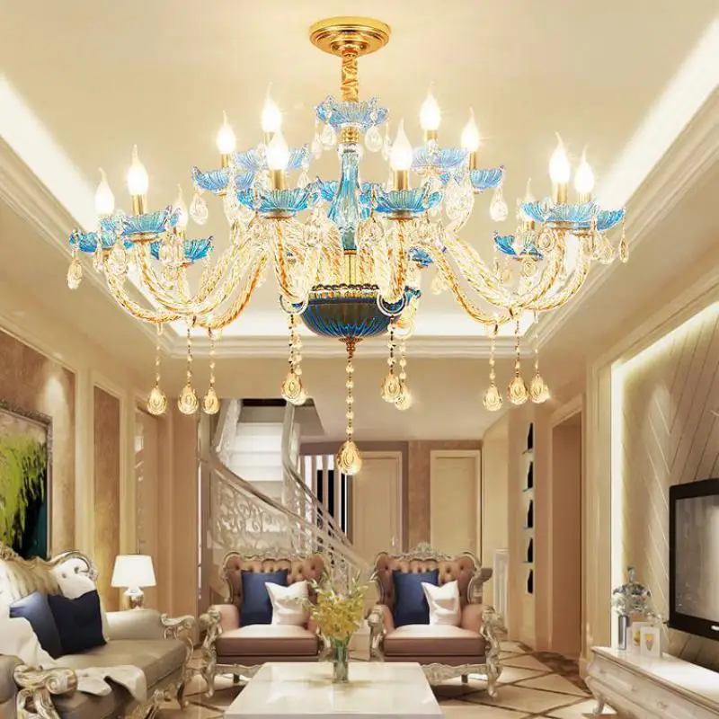 

Modern Crystal Light Chandelier Glass Living Room Chandeliers Crystal Hanging Lamps Home Interior Lighting Led Lamps