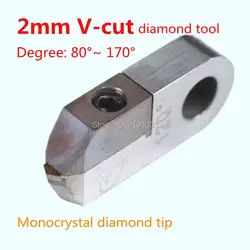 Posalux Алмазный Инструменты изготовления ювелирных изделий Резка Инструменты 2 мм v-образный вырез 80 градусов ~ 170 градусов Применение с