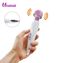 Umania Women Mini AV Magic Wand Orgasm Clitoral Stimulator Portable Massager Vibrator Sex Toy, Adlut Sexo
