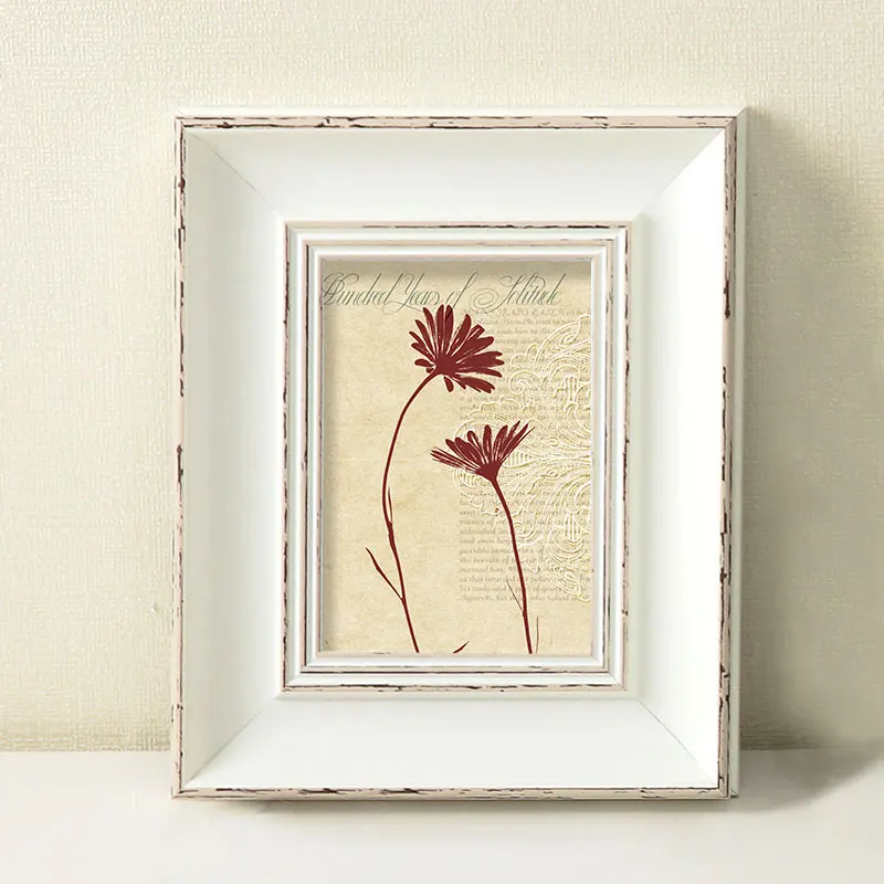 

Simple Photo Frame With Random Picture Retro Photo Frame For Desktop American Style Picture Frame For Home Decor marcos de fotos