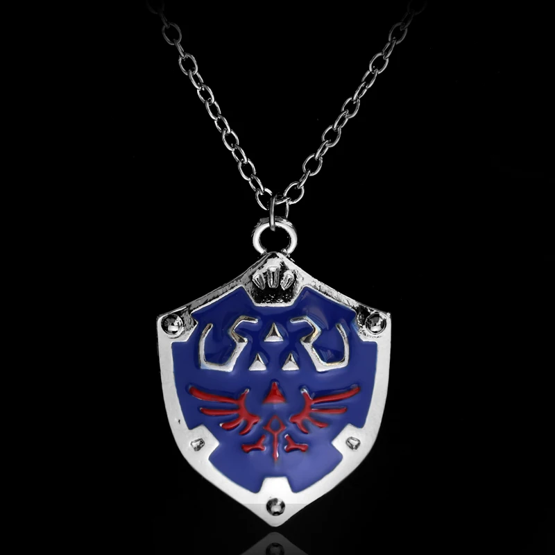 Легенда о Zelda мастер меч оболочка дыхание диких ожерелье маска Triforce ожерелье с подвеской в Знак дружбы Комбинированные Украшения - Окраска металла: Silver