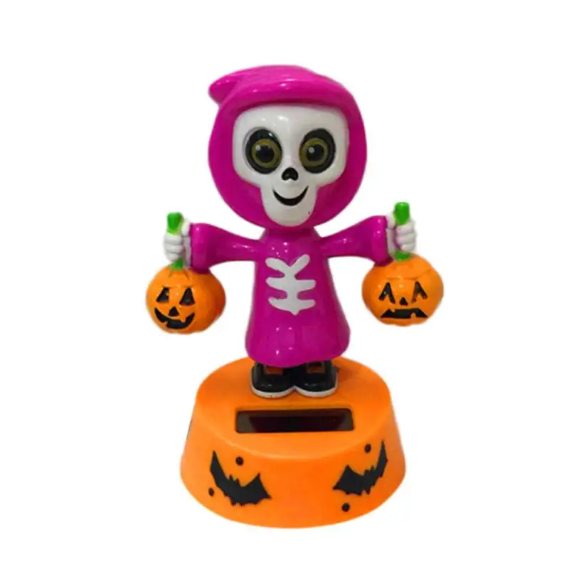 

2017 New Arrival Solar Powered Dancing Halloween Swinging Animated Bobble Dancer Toy Car Decor Car Decoration Different Style