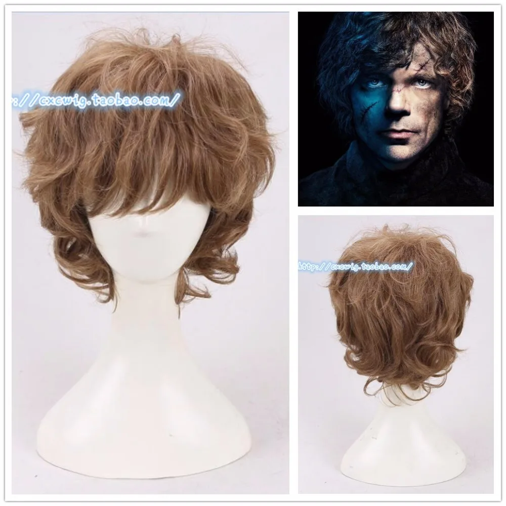 

Tyrion Lannister Cosplay Wig Game of Thrones Role Play Wig Halloween Hair + net