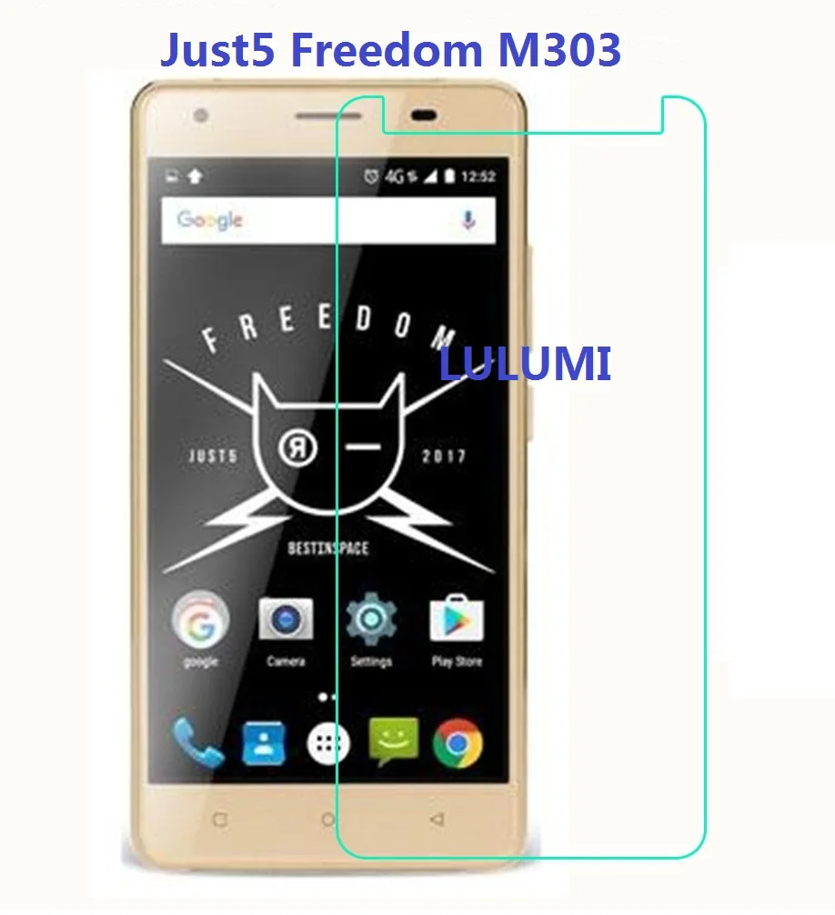 Для Just5 Freedom M303 закаленное стекло 9H ультра тонкий не полный Чехол LCD передний экран
