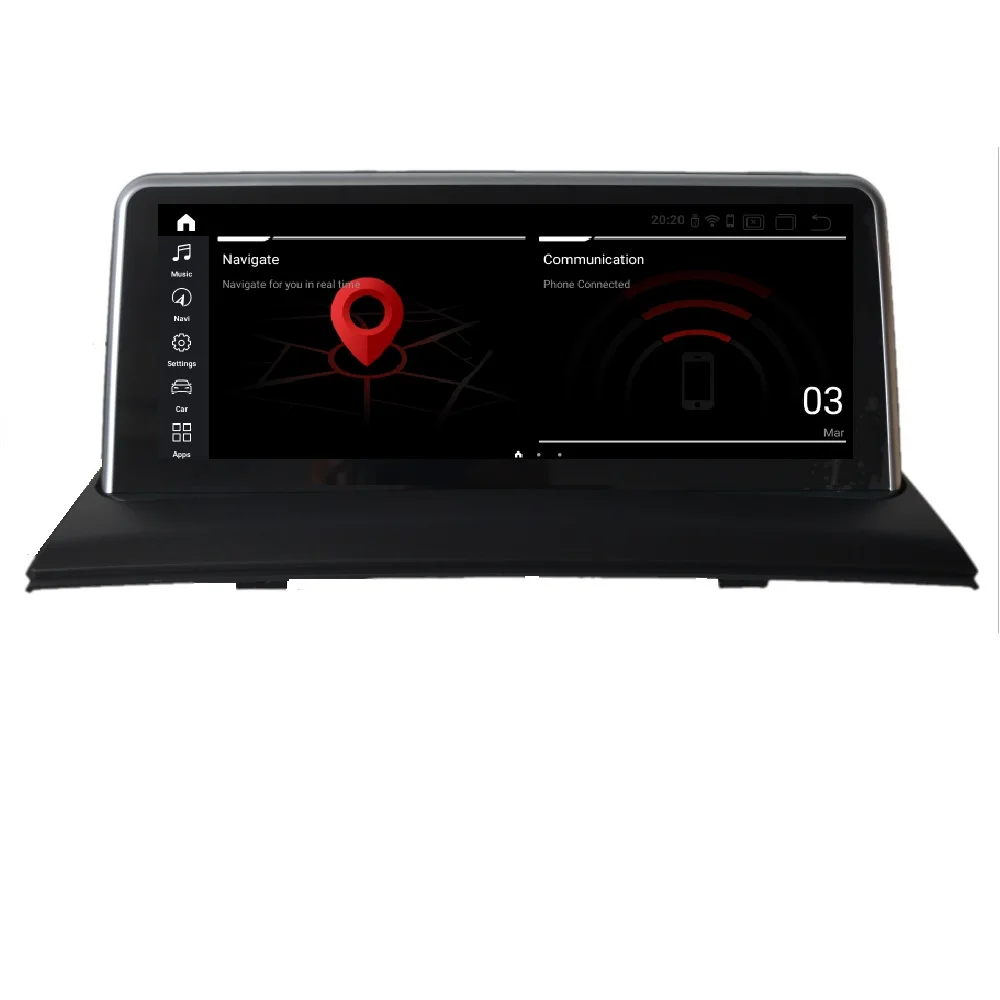 Sale 10.25 inch Android 9.0 Car Gps radio plyaer navigation ID7 for BMW X3 E83 support 4GB RAM 32GB ROM 6 CORE wifi  bluetooth 35