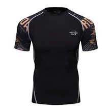 Модная мужская Йога фитнес-плотно мягкая футболка спортивная быстросохнущая короткий рукав Топ Блузка для спортзала бега спорта футболки