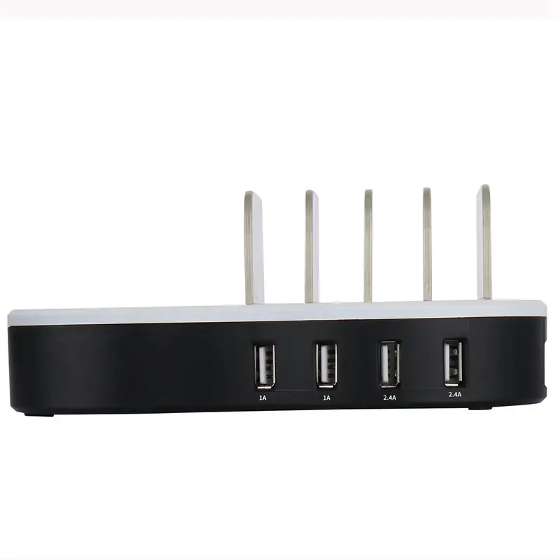 Умный четырехпортовый Usb+ беспроводной зарядный Блок руководство пользователя совместим с Apple Ipad Iphone и Android мобильный телефон и планшет
