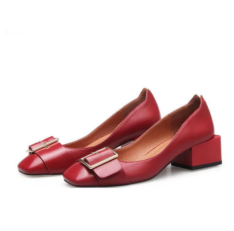 noir Automne Mot Qualité En 39 De Spéciale Boucle marron Épais Nouveau Occasionnels Taille Avec 2016 rouge Beige 35 Cuir Haute Chaussures Des Femmes Simples Offre qBwECxYtx