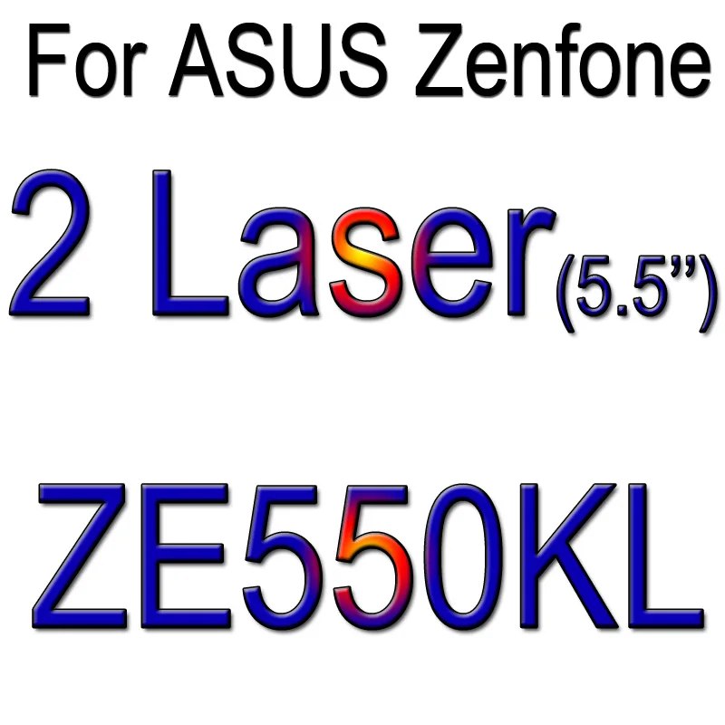 Закаленное стекло для Asus Zenfone Max ZC550KL 5 GO ZD551KL 3 ZE552KL 2 Laser ZE500KL ZE550KL ZE550ML чехол Защитная пленка для экрана - Цвет: 2 Laser ZE550KL