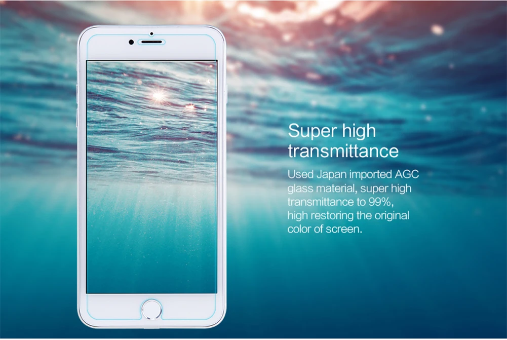 Nillkin Защитная пленка для iPhone 8/8 Plus/iPhone 7/7 Plus Amazing H+ Pro 0,2 мм взрывозащищенное Закаленное стекло