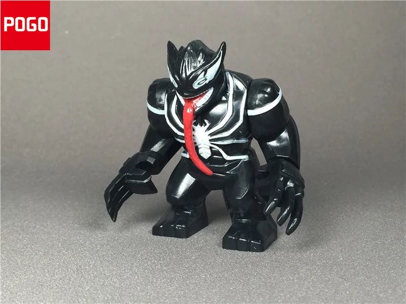 DIY PG1801 1808 es Juggernaut Lizard Son of Hulk Venom Clayface строительные блоки кирпичи игрушки