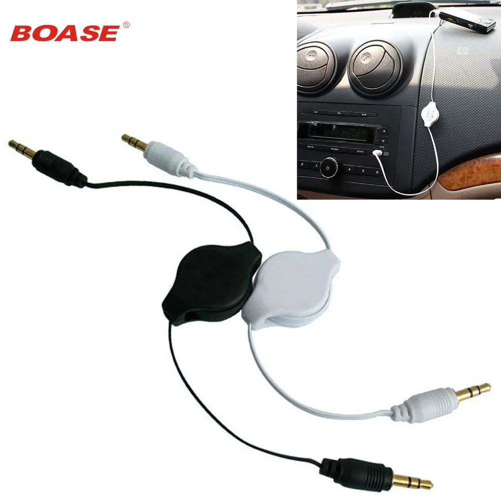 2pcs/Set New 3.5mm Male to Male Car Aux Auxiliary Cord Stereo Audio