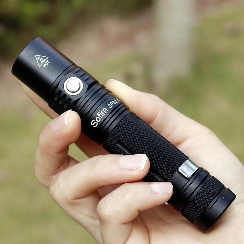  Sofirn SP32A Kit Powerful LED Flashlight 18650 Cree XPL2 1550lm High Power Flash Light Torch Lamp B - 32839919284