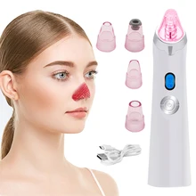 Инструмент для удаления чёрных точек Комедон акне прыщи экстрактор прыщиков очиститель пор черный средство для удаления пятен вакуумный инструменты для всасывания для чистки лица