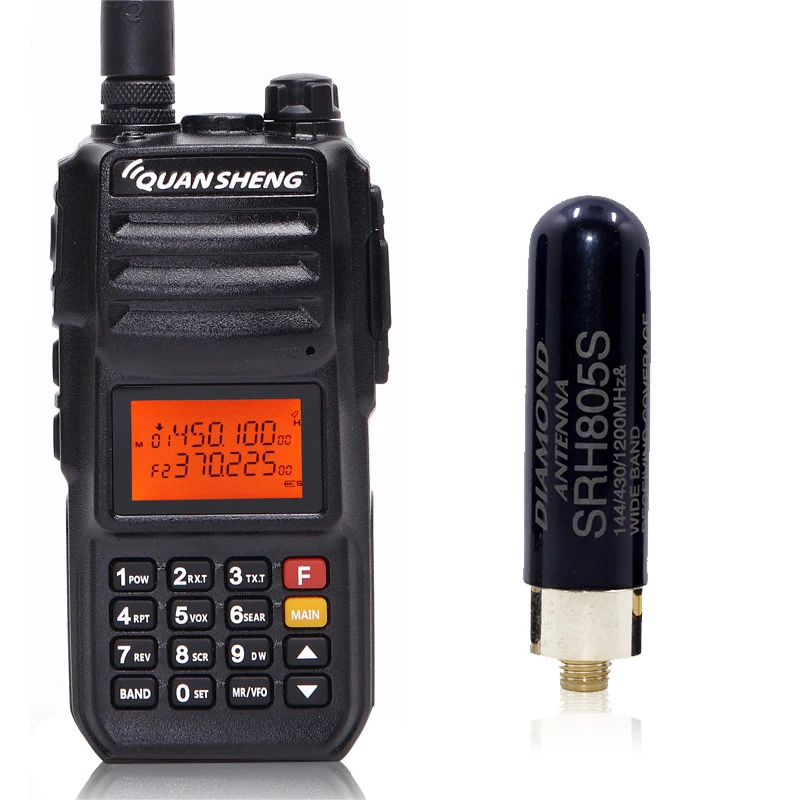 

Quansheng TG-UV2 Plus 10Watts Powerful Walkie Talkie 5 Bands 4000mAh Battery 200CH Portable Ham CB Two Way Radio HF Transceiver
