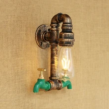 Creative bedroom living room hotel foyer cafe bar club restaurant light E27 wall lamp pipe wall sconce bra corridor aisle lamp retro chinese wall lamp wall sconce antique wood parchme stair aisle corridor bedroom living room cafe lamp e27 wall light bra