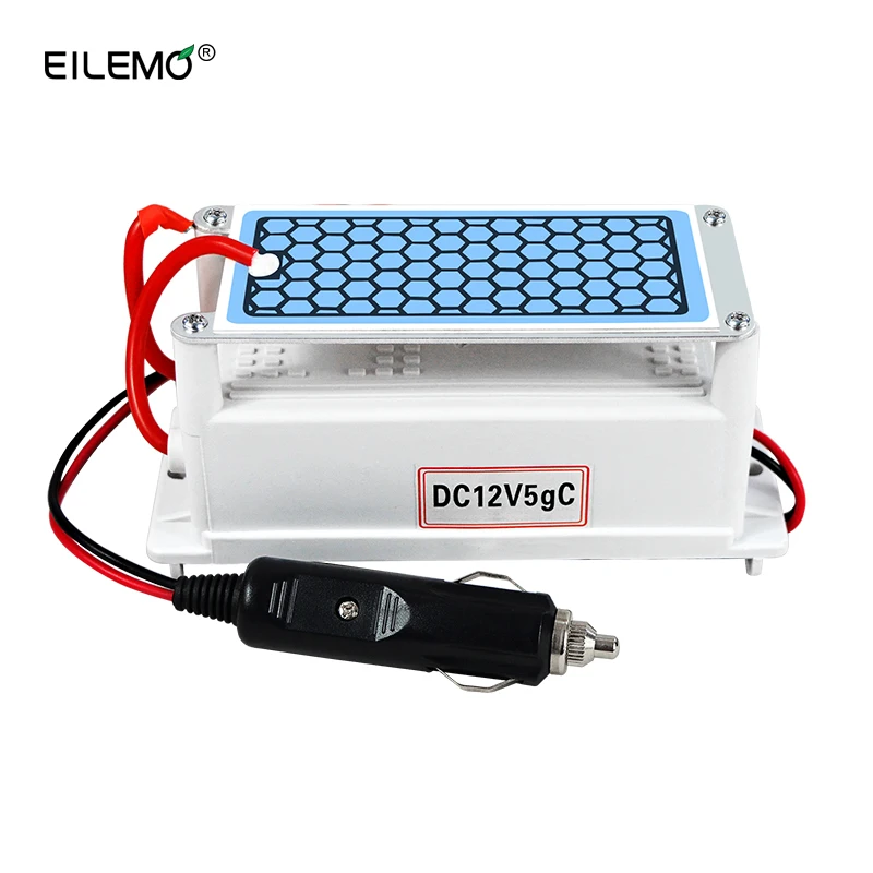 

EILEMO Air Purifier Ozone Generator 12v Car Ozonator 5g/3.5g Ozonizer Odor Eliminator Air Sterilizer Machine Household Goods