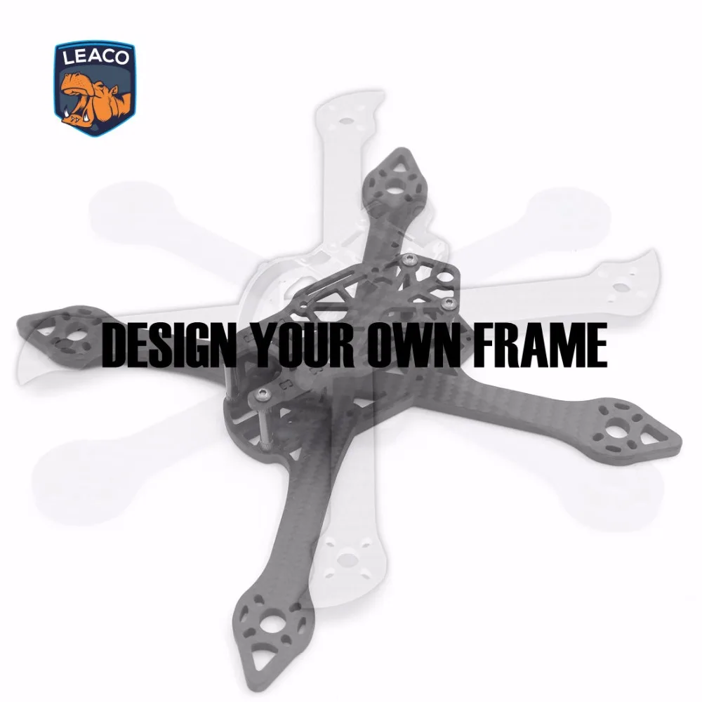 

LEACO Store DIY your caobon fiber frame kit 3-5 inch also can add aluminum parts or any other thing you can imagine