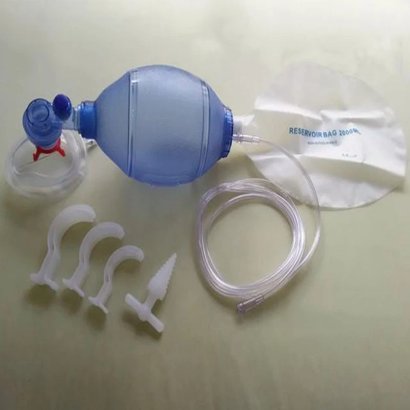 

Simple Self-help PVC Respiratory Mask Cardiopulmonary Respirator Airbags First-aid Emergency Resuscitator